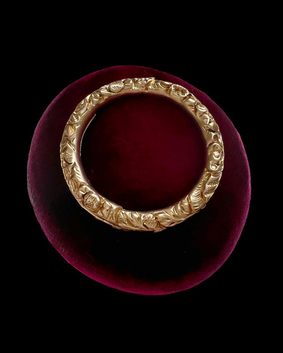 GEORGIAN 15CT GOLD SPLIT RING