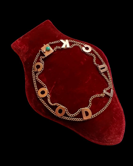 ANTIQUE ‘GOOD LUCK’ BRACELET