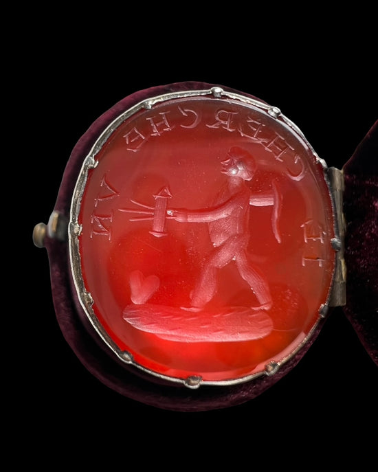 EARLY 19TH CENTURY SEAL ‘JE CHERCHE UN’