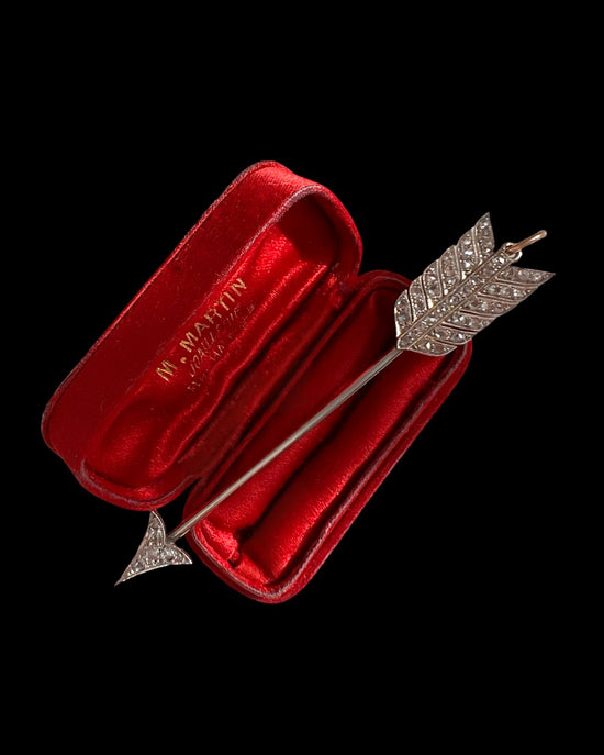 ANTIQUE DIAMOND ARROW PENDANT