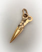 VINTAGE 9CT GOLD SCISSORS CHARM