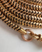 VICTORIAN 15CT GOLD SNAKE / BRAZILIAN LINK CHAIN