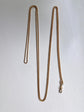 SUPER SLINKY 18CT GOLD FOXTAIL GUARD CHAIN