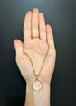 CHUNKY VICTORIAN CRYSTAL & 18CT GOLD LOCKET