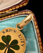 19TH CENTURY FRENCH PLIQUE-A-JOUR ‘SANS LUY RIEN’ 18CT GOLD PENDANT