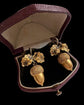 VICTORIAN PINCHBECK ACORN EARRINGS