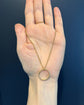 ANTIQUE HIGH CARAT GOLD SLIM SPLIT RING