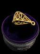 ANTIQUE 18CT GOLD BAIL WITH SNAKEY DESIGN