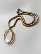 VICTORIAN ROCK CRYSTAL & 15CT GOLD LOCKET