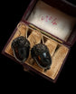 VICTORIAN WHITBY JET ACORN EARRINGS