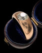 VICTORIAN DIAMOND & 18CT GOLD FLUSH SET RING