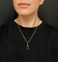 VICTORIAN LARGE 18CT GOLD SNAKE DOG CLIP