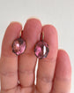 GEORGIAN PINK PASTE EARRINGS