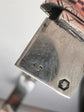 19TH CENTURY SILVER NIELLO CHEQUERBOARD BANGLE