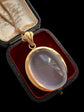 HUGE MOONSTONE & 18CT GOLD PENDANT
