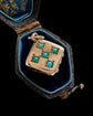 VINTAGE 9CT GOLD GEM SET DICE PENDANT
