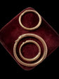 GEORGIAN LARGE 15CT GOLD SNAKE OUROBOROS SPLIT RING
