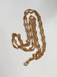 18CT FRENCH SAUTOIR FANCY LINK GAURD CHAIN