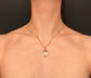 VICTORIAN ROCK CRYSTAL HEART PENDANT