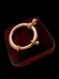 VICTORIAN HUGE 15CT GOLD BOLT RING