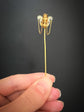 19TH CENTURY 18CT GOLD FRENCH HORSE HEAD STICK PIN