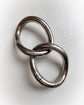 VINTAGE LARGE SCALE SILVER CHAIN EXTENDER / CLASP