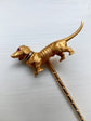 VICTORIAN DACHSHUND DOG STICKPIN