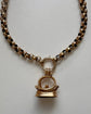 EARLY 19TH CENTURY TRIPLE SNAKE FOB PENDANT