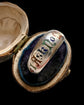 ANTIQUE SILVER & ENAMEL ‘I ASK NO MORE’ RING