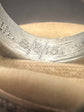 THE GREAT WAR TRENCH ART ALUMINIUM FEDE RING 1915