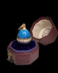 EARLY 20TH CENTURY ENAMEL & DIAMOND EGG PENDANT