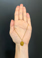 LATE VICTORIAN AGATE AND DIAMOND NUT PENDANT