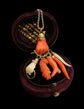 19TH CENTURY CORAL HAND PENDANT