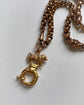 ANTIQUE 9CT GOLD LION BOLT RING