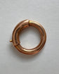 VICTORIAN 9CT GOLD BOLT RING