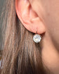 GEORGIAN PASTE SINGLE STONE EARRINGS