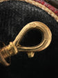 19TH CENTURY SMALL FRENCH 18CT GOLD TWIST DOG CLIP