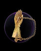 GEORGIAN 18CT GOLD HAND PENDANT / CLASP