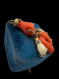19TH CENTURY CORAL HAND PENDANT