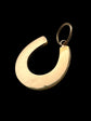 VICTORIAN BANDED AGATE HORSESHOE PENDANT