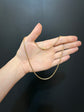 VICTORIAN 15CT GOLD BRAZILIAN / SNAKE LINK CHAIN