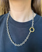 HUGE VINTAGE 18CT GOLD & SAPPHIRE BOLT RING