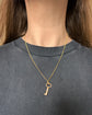 ANTIQUE GOLD KEY PENDANT