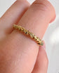 GEORGIAN 15CT GOLD LARGE SPLIT RING