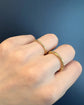 ANTIQUE HIGH CARAT GOLD SLIM SPLIT RING