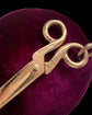 VINTAGE 9CT GOLD MINI SCISSORS PENDANT