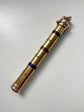 VICTORIAN 15CT GOLD & COLOURED ENAMEL TRIPLE PROPELLING PENCIL PENDANT