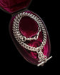 ANTIQUE SILVER CURB CHAIN WITH SLIDING T-BAR