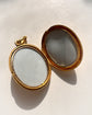VICTORIAN 15CT GOLD LOCKET WITH TURQUOISE & DIAMOND HEART MOTIF