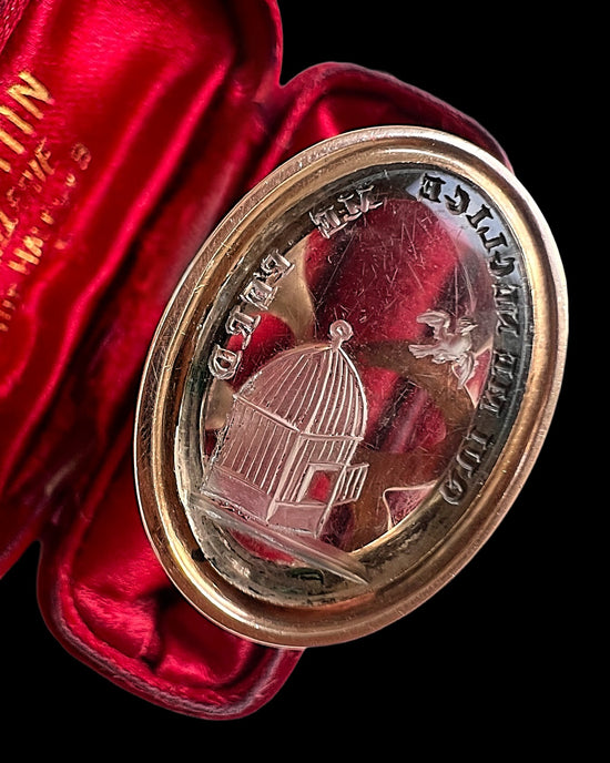 19TH CENTURY FOB ‘HE WHO NEGLECTS ME LOSES ME’